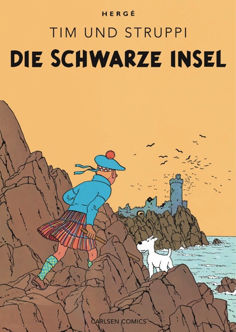 Tim und Struppi Die schwarze Insel Comic Farbfaksimile Ausgabe